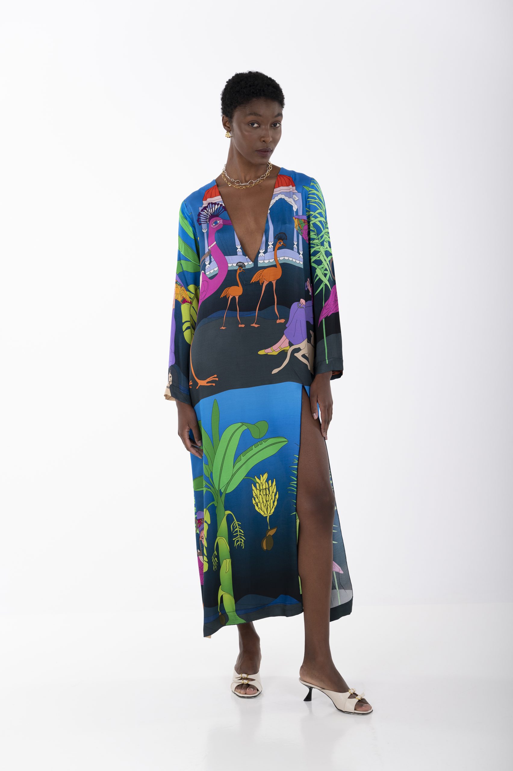 The lady dress a