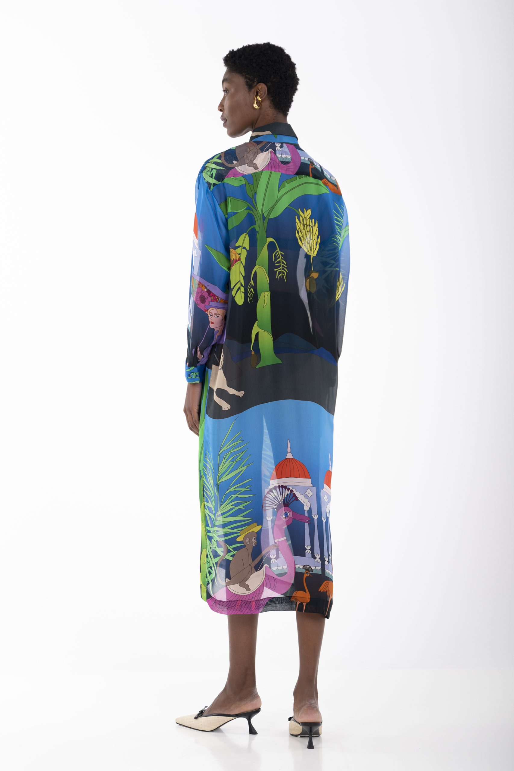 The lady shirt dress b