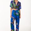 Lily purple Trousers visc b