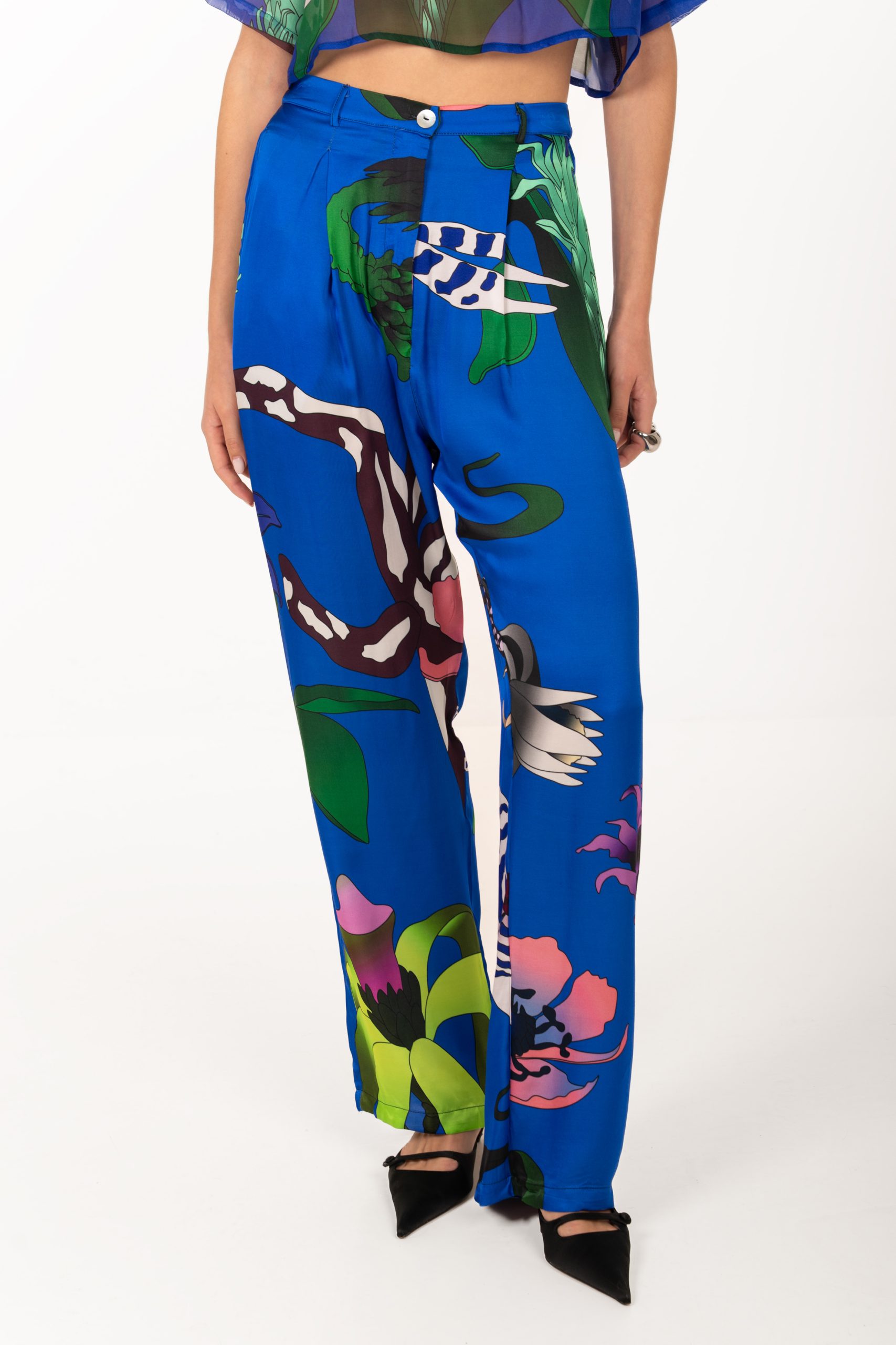 Lily purple Trousers visc c