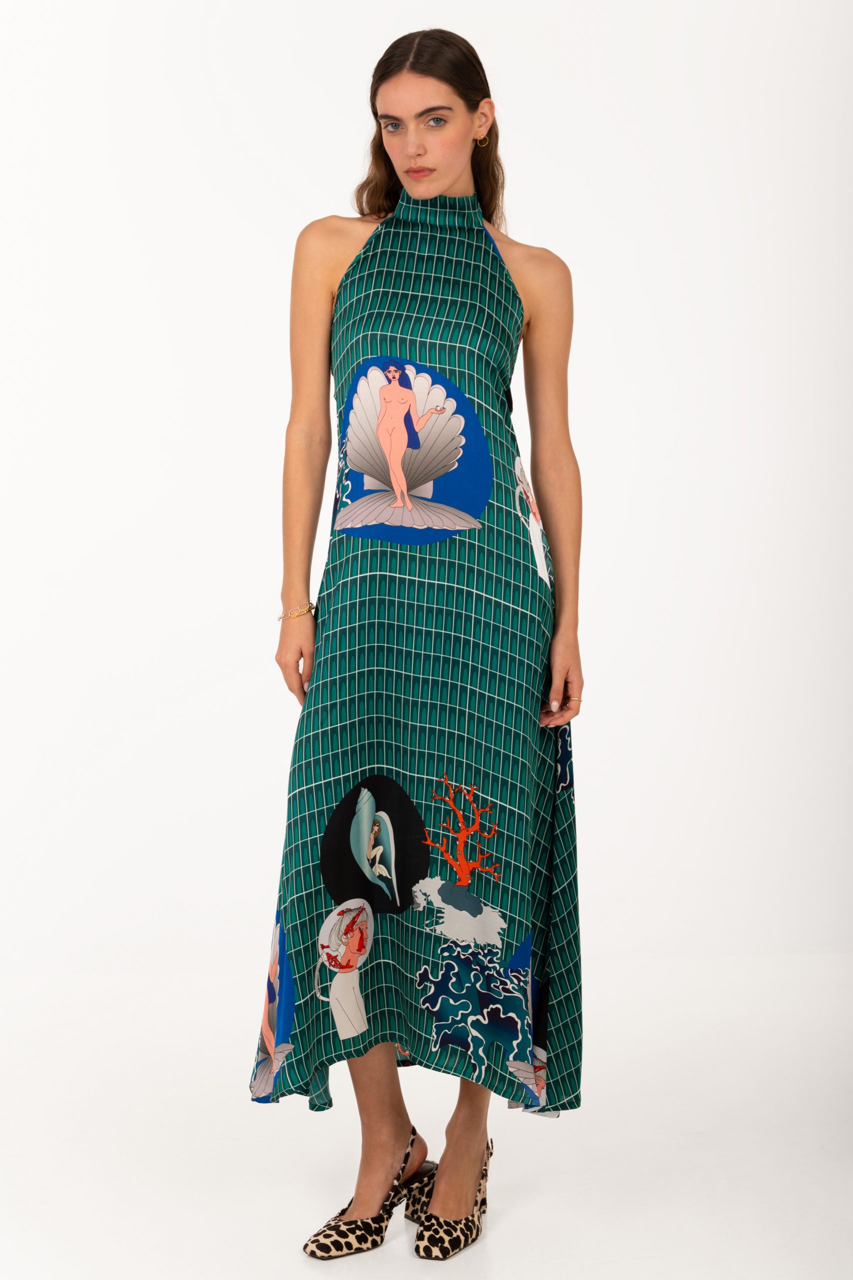 Urban Seased green halter b