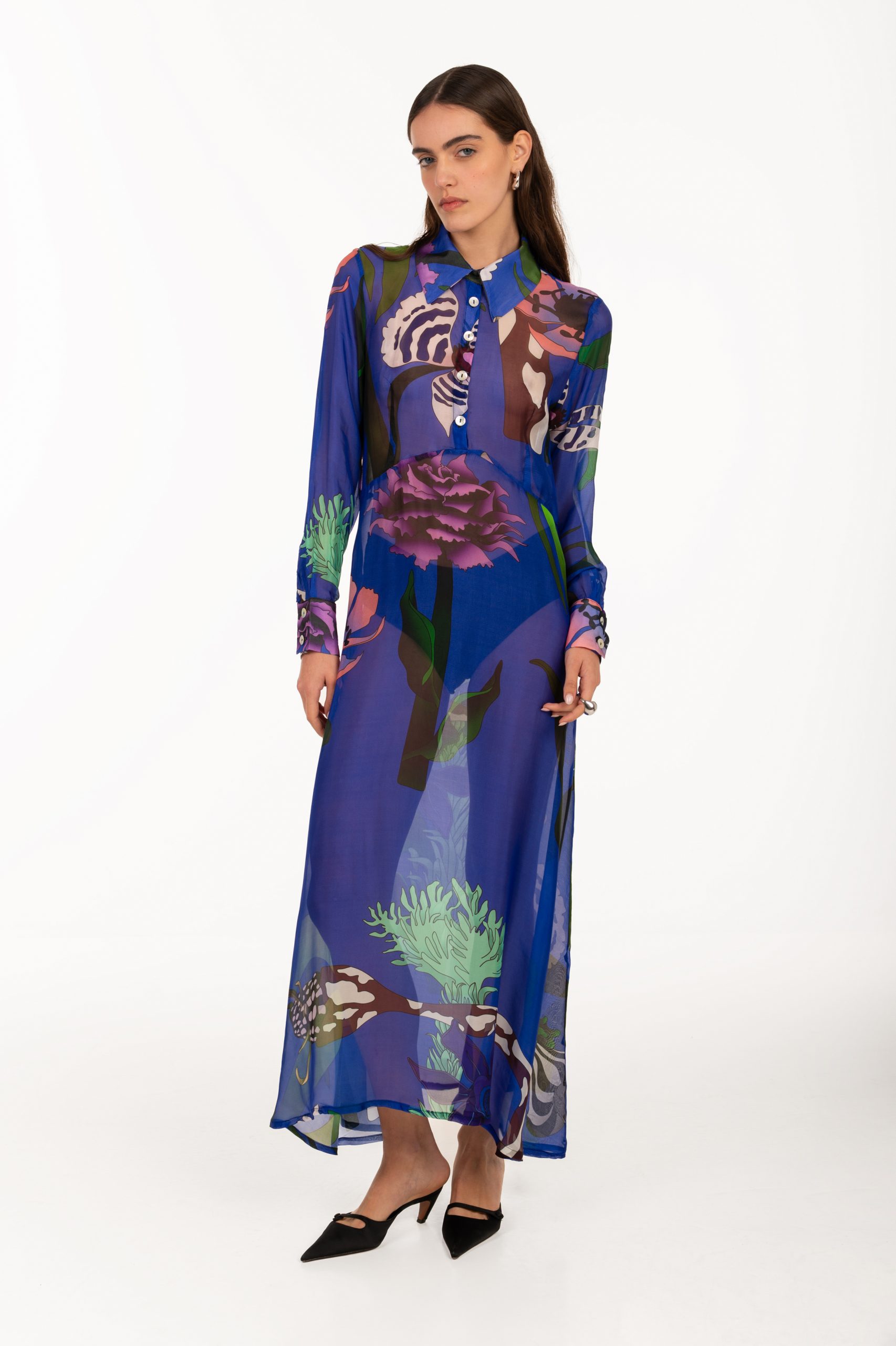 Lily purple Kimono a