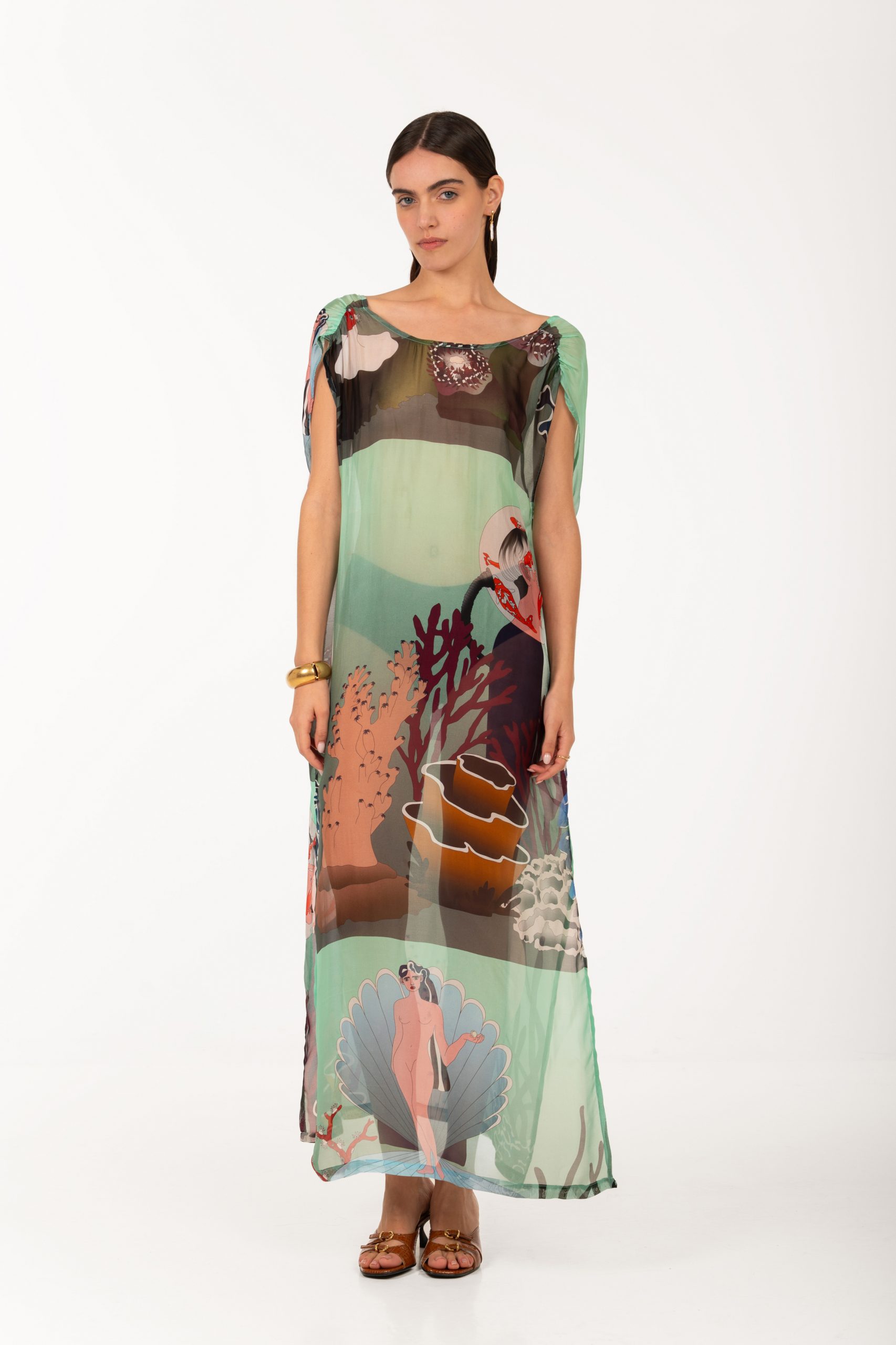 Urban Seased mint Kimono a