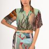 Urban Seased mint crop top c