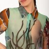 Urban Seased mint crop top f