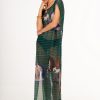 Urban seabed green kimono d